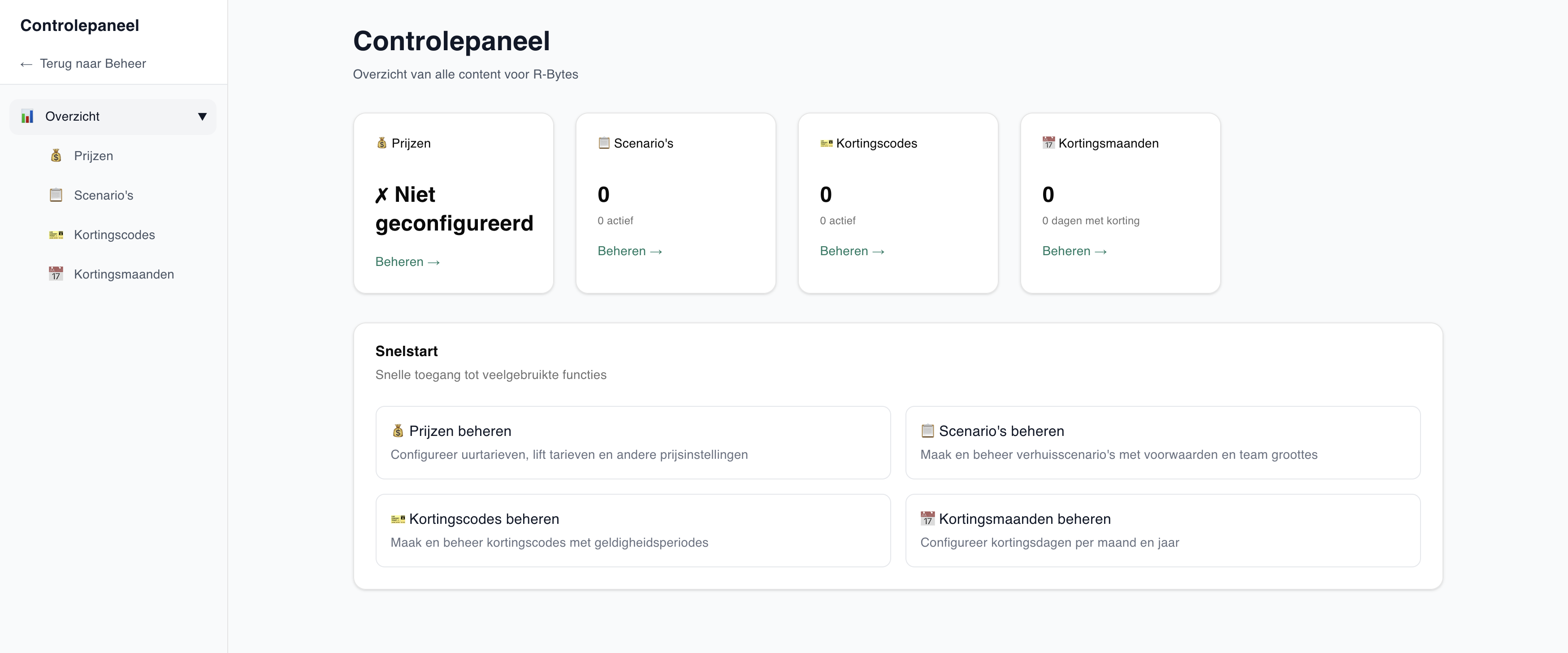 Voorbeeld maatwerk dashboard met inzichten